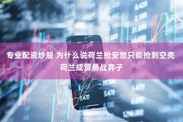 专业配资炒股 为什么说荷兰抢安世只能抢到空壳 荷兰成贸易战弃子